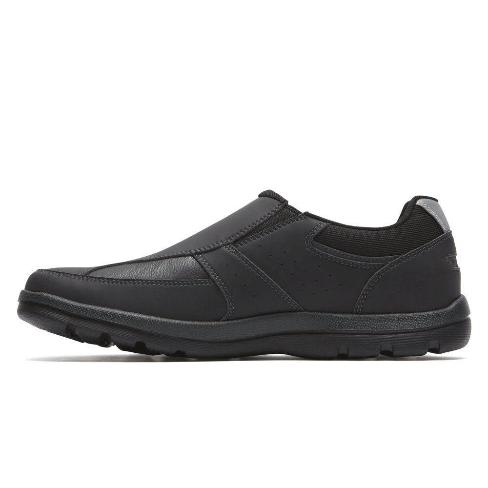 Sapato Vela Rockport Homem Pretas - Get Your Kicks - 01549BDWN